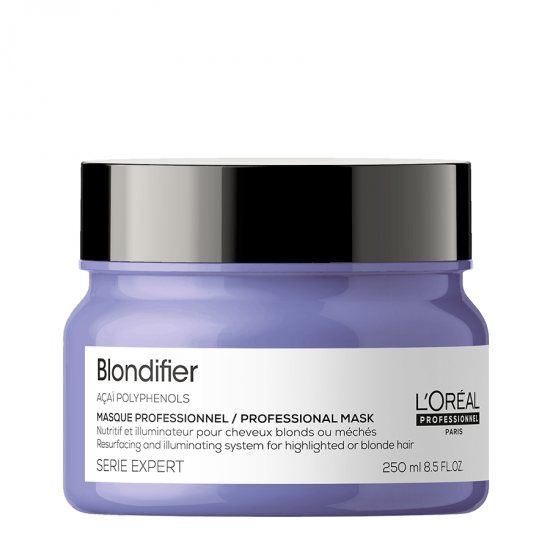 Подхранваща маска за блясък на руса коса Loreal Professionnel Blondifier 250 ml