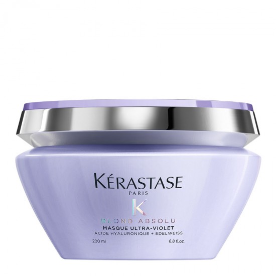 Маска за неутрализиране на жълто-оранжеви оттенъци Kerastase Blond Absolu Masque Ultra Violet 200 ml