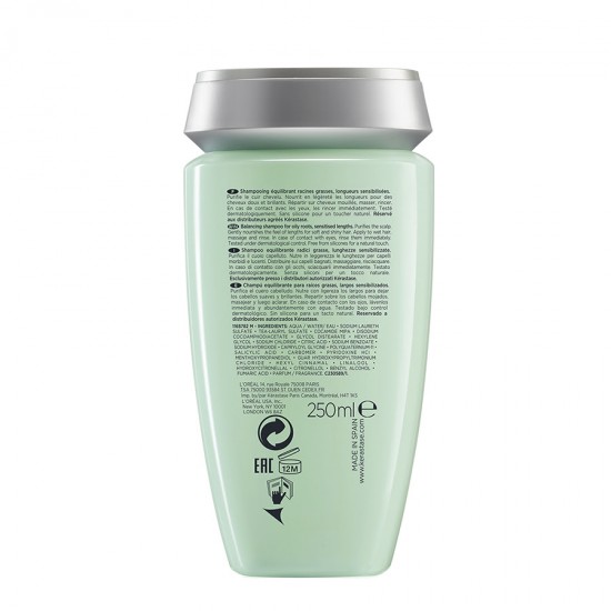 Шампоан за мазни корени и чувствителна косa Kerastase Specifique Divalent 250 ml