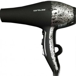 Професионален сешоар за коса Corioliss Flow Silver Paisley
