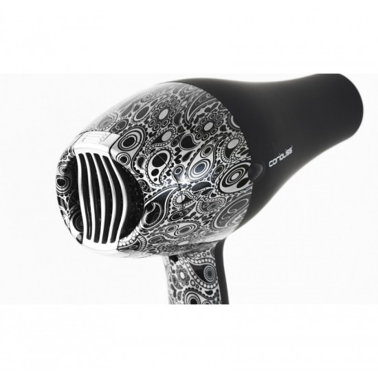 Професионален сешоар за коса Corioliss Flow Silver Paisley