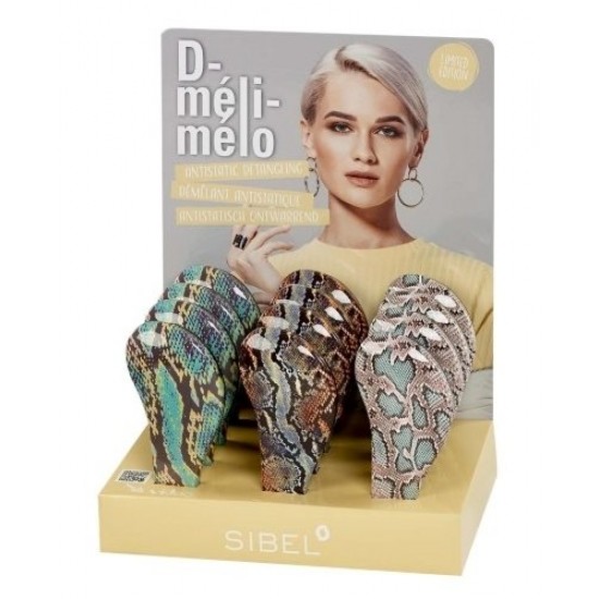 Четка за коса антистатична Sibel D-Meli-Melo Sassy Snake